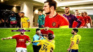 Rivalry Match 🔥 Man United vs Arsenal | PES 20 Gameplay