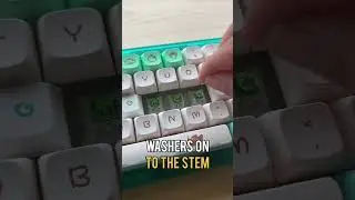 How to stop north facing interference!!! #soundtest #mechanicalkeyboard #keycaps #shorts