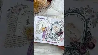 Lavender purple ASMR creative journaling 💜 #asmrjournaling #scrapbooking #creativejournaling