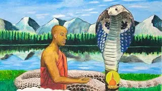 වෙසක් තොරණ ඇඳුන හැටි 1- Vesak Pandol art in Coloured Pencils