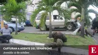 Capturan a agente del SENAFRONT en avenida 12 de octubre