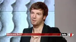 Bertrand Belin au Journal Télévisé de la Télévision Suisse Romande