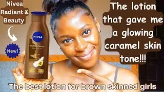 New Nivea lotion that brightens dark skin: Nivea Radiant and Beauty advanced care lotion review