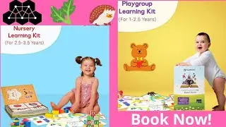 Playgroup Kit & Nursery Kit I  Learning Kit for kids age 1 to 3.5yrs IAward winner ClassMonitor Kits
