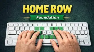 Home Row Typing Practice for Beginners | English Typing Course