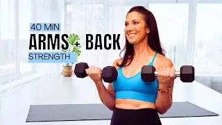 Winter Arm Day 💪 Chest & Back Strength Workout at Home