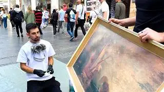 I Borrowed and Upgraded a Stranger's Painting...!!