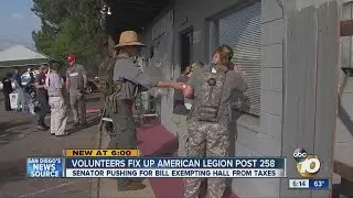 Volunteers fix up American Legion Post in Alpine