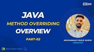 #23.2 Java Method Overriding Concepts Overview with Examples @CodersLive.netOfficial