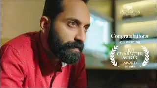 #Estilocus---Congratulations-#FahadhFaasil-on-winning-the KSF for the 3rd time  in the category.