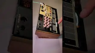 Korg Volca Drum with custom wooden side cheeks #korgvolcadrum