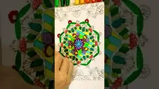 #shorts #fullterapia65 #art #mandala #coloreo #flores #painting