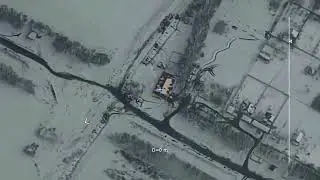 Destruction of a fortified stronghold of Ukrainian nationalists by a strike UAV Russian Armed Forces