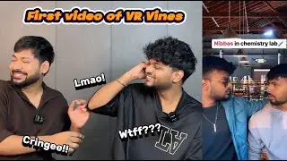 Reacting On 2 Years Old Videos Of VR Vines 😳|| Vlog- 3
