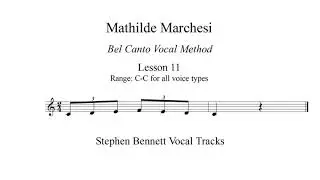 Lesson 11, for all voice types