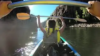 Alyssa Canoeing at Nitmiluk and Singing the Fight Song