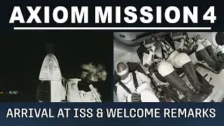 LIVE: Axiom mission 4 arrives at ISS I Docking I hatch opening I welcome remarks I Shubhanshu Shukla