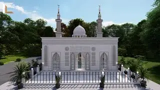 Beautiful small masjid design | Masjid Elevation | masjid front design
