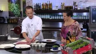Nagerecht van topchef Nick Quarz van restaurant 't Dijkhuysje in Lelystad