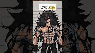 Drawing Madara in Different Levels ✨️ #shorts #madara #howtodraw #narutoshippuden