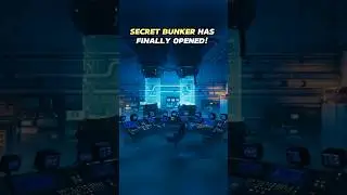 The Fortnite SECRET BUNKER Has Finally OPENED (First Inside LOOK!) #Fortnite #Shorts #FortniteClips