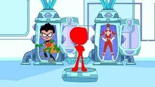 Teen titans Go Transform power rangers -Bowser12345