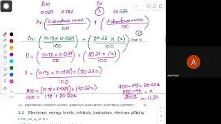 AS Level Chemistry 9701 Atomic Structure Last part