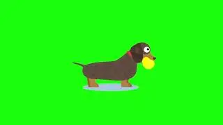 Cute Cartoon Puppy Green Screen Effects