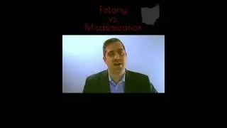 Felony vs  Misdemeanor