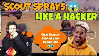 Ocean Sharma Epic Reaction On Old Scout😨 Spray's Like A Hacker😱 #bgmi1080p