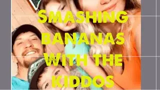 Smashing Bananas with the kids | Baseball bat VS banana
