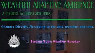 Cozy Reading Nook At Night In Winter During A Blizzard In The | Adaptive Ambience (Window Speaker)