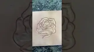 How to carve a leather rose / bdiamondleather