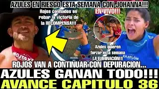😱 AVANCE 36 EXATLON ESTADOS UNIDOS 2025 AZULES GANAN RECOMPENSA!!! &iquest;ROJO NO LEVANTA? SIGUE DEPURANDO