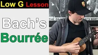 Learn a Classical Fingerpicking Duet for Low G Ukulele || J.S. Bach's 