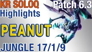 ROX Tigers Peanut - Elise Jungle - S6 Kr LoL Ranked Highlights #43