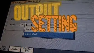 Korg pa300 output setting