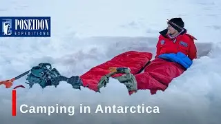 Camping in Antarctica