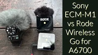 Sony ECM-M1 vs Rode Wireless Go