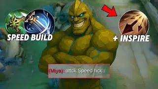 ATTACK SPEED + INSPIRE &ndash; THE MOST TOXIC GROCK BUILD | Mobile Legends
