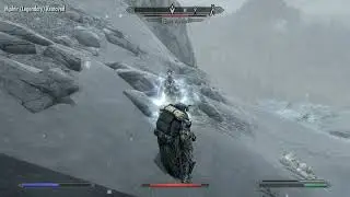 Skyrim - Ebony Warrior vs. the Dragonborn (Modded)