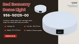 Red Economy Dome Light 956-50125-00