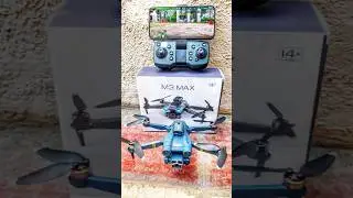 Best Drone M3 MAX 🔥 5 HD Cameras, Brushless Motor, Foldable & High-Performance!