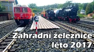 Zahradní železnice - léto 2017