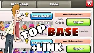 TH13 BEST TROPHY BASE FOR LEGEND LEAGUE WITH REPLAYS | TH13 LEGEND TROPHY BASE - Clash with kvn