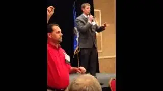Jacob Korth @ Wisconsin Auctioneers Association Novice Bid Call Competition 2014