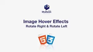🔴  How to create a Image Hover Effects rotate right & rotate left css   🔴