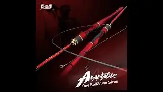 Kingdom ADAPTABLE Spinning Fishing Rods 4+1 Section