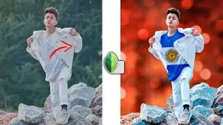 Argentina flag photo editing || amazing flag photo editing tutorial || snapseed photo editing 🔥
