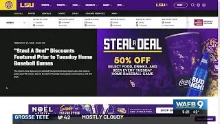 Fans can get major discounts on food, drinks at Alex Box Stadium prior to Tuesday games
